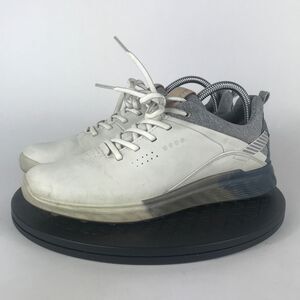 Ecco Golf S-Three Gore-Tex Waterproof Golf Shoes White/Blue Women’s Size 9